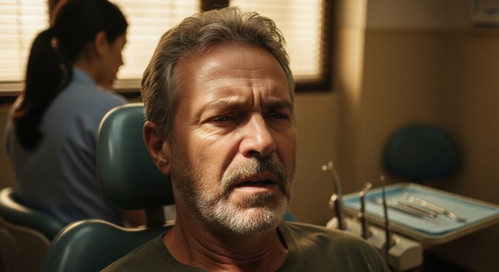 Inchaço no rosto por causa do dente