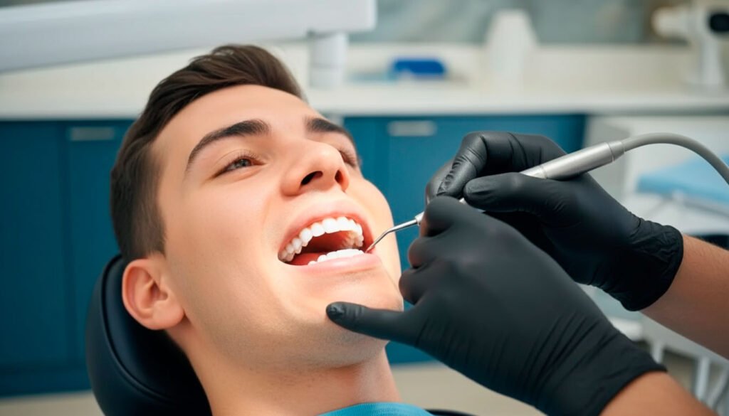 Enxerto ósseo antes do implante dentário